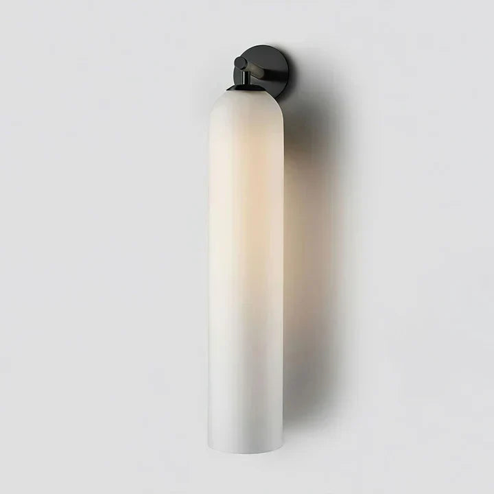 Szklana lampa ścienna