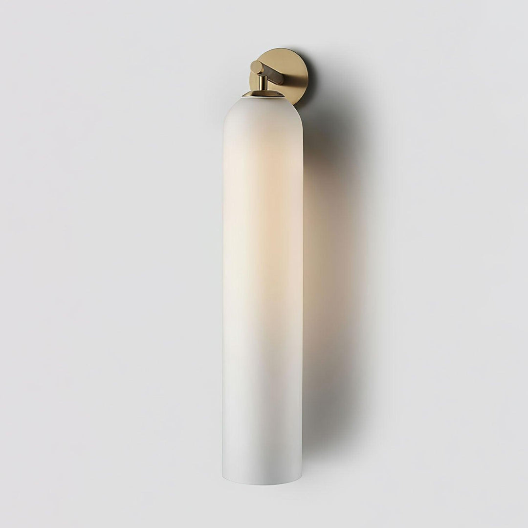 Szklana lampa ścienna