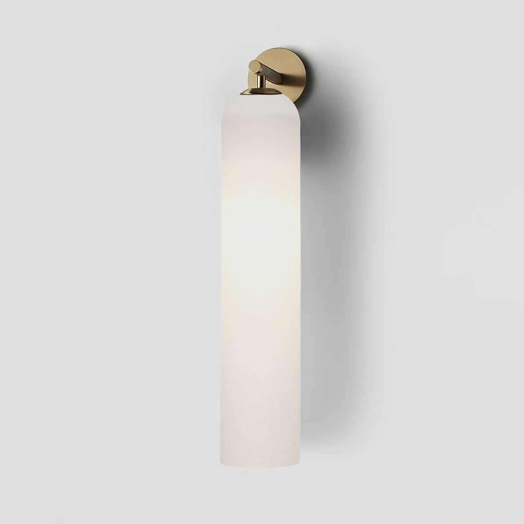 Szklana lampa ścienna
