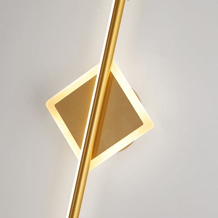 Nowoczesna Okrągła/Kwadratowa Lampa Ścienna LED
