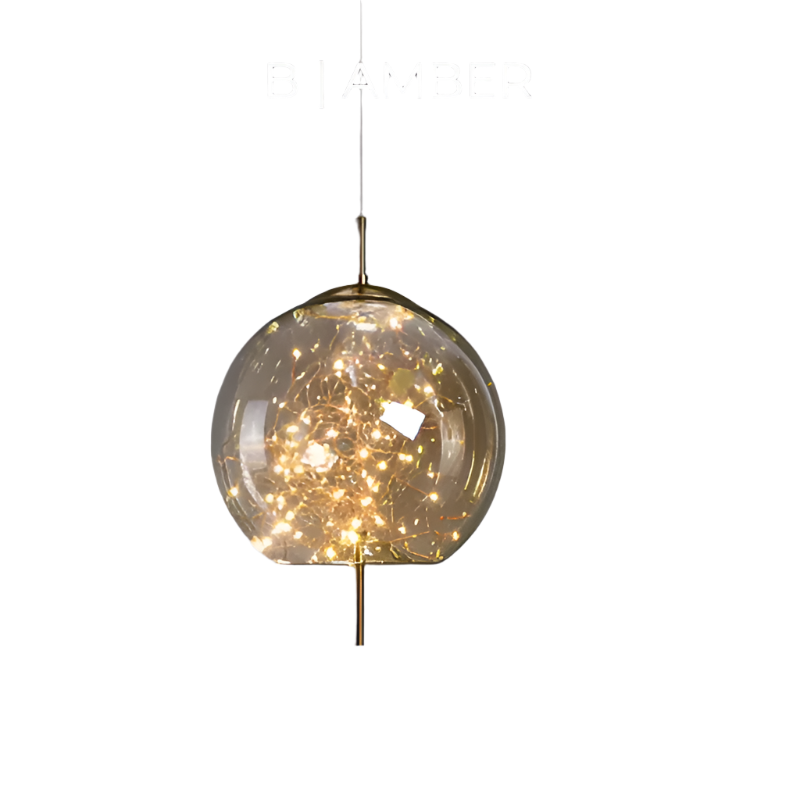 Essence | Wykwintna Lampa Wisząca z Ciemnego Szkła