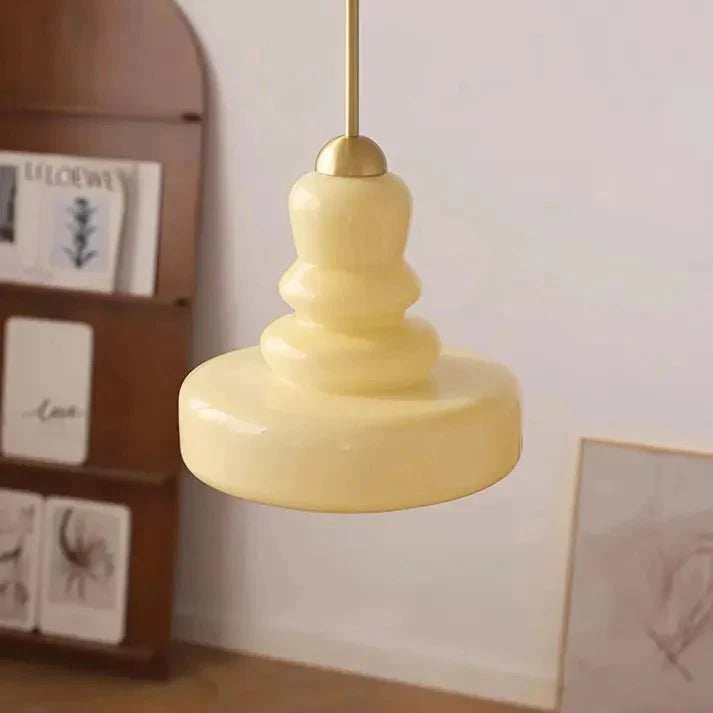 Lampa wisząca szklana Bauhaus kalebas