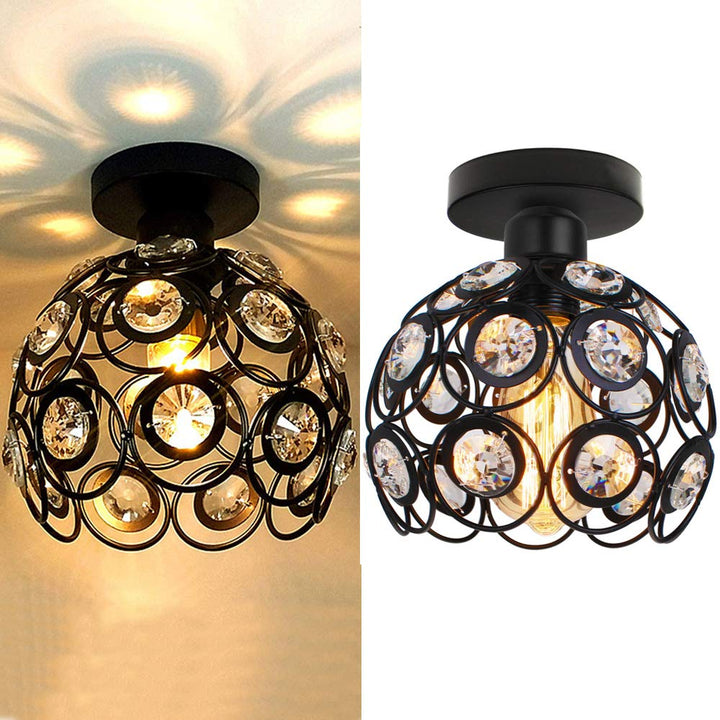Piękna Złota Luksusowa Lampa Sufitowa w Kształcie Kuli