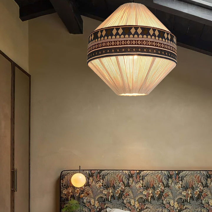 Bohemian Lampa Wisząca z Frędzlami