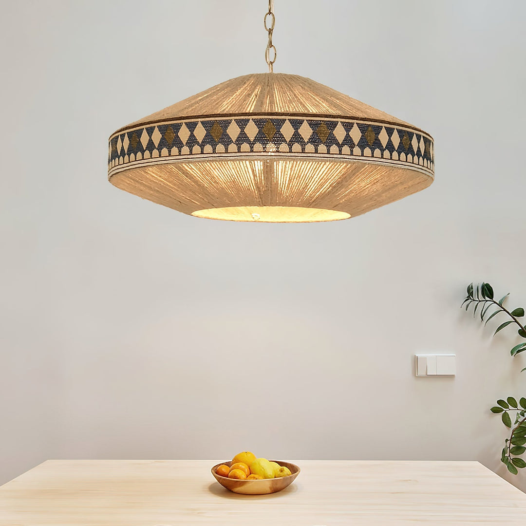 Bohemian Lampa Wisząca z Frędzlami