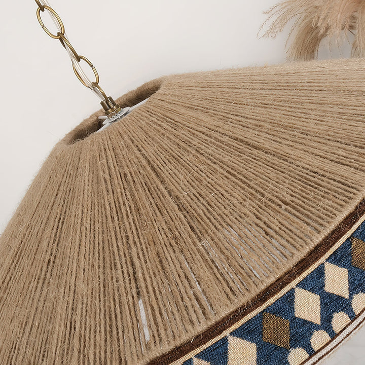 Bohemian Lampa Wisząca z Frędzlami