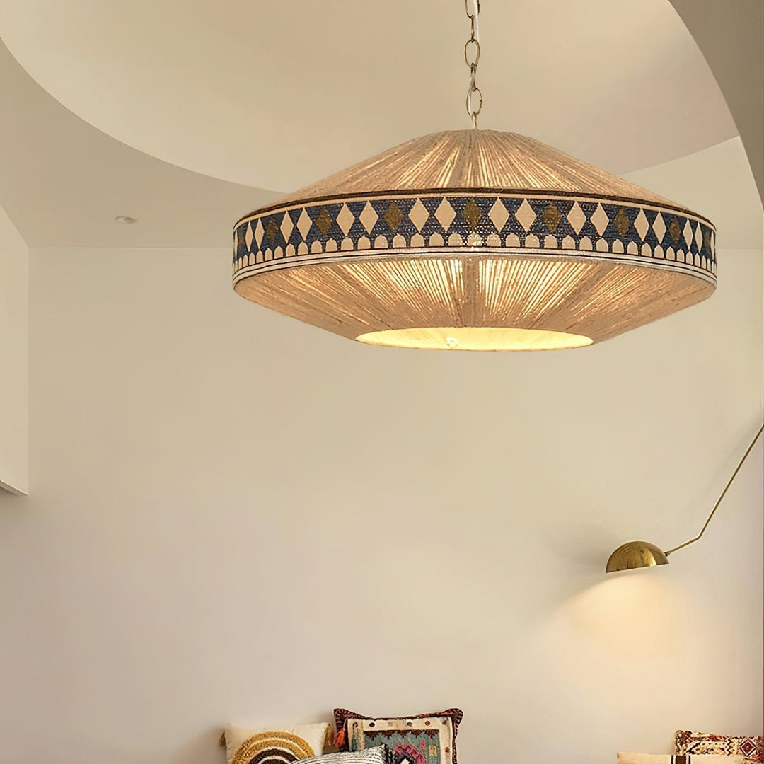 Bohemian Lampa Wisząca z Frędzlami