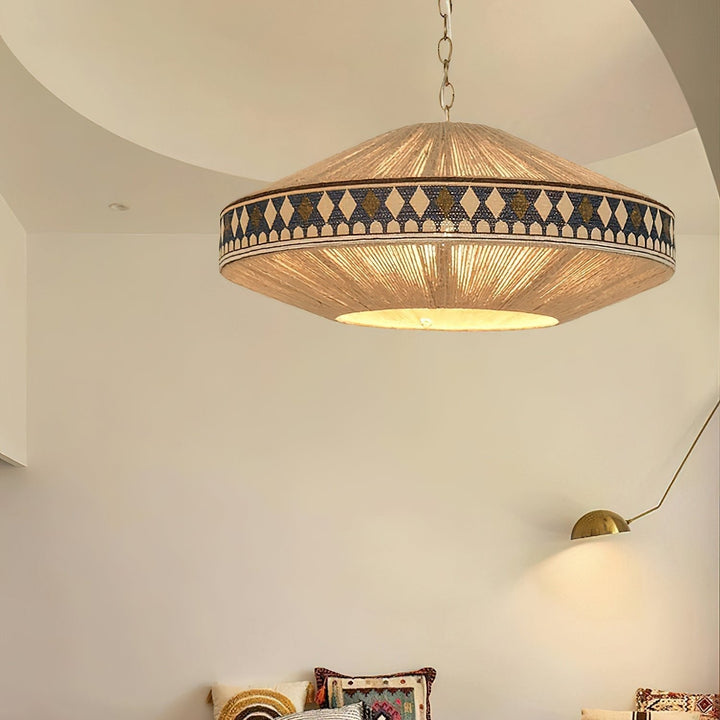 Bohemian Lampa Wisząca z Frędzlami