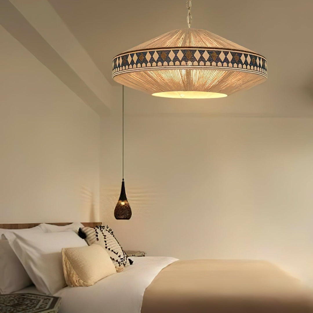 Bohemian Lampa Wisząca z Frędzlami