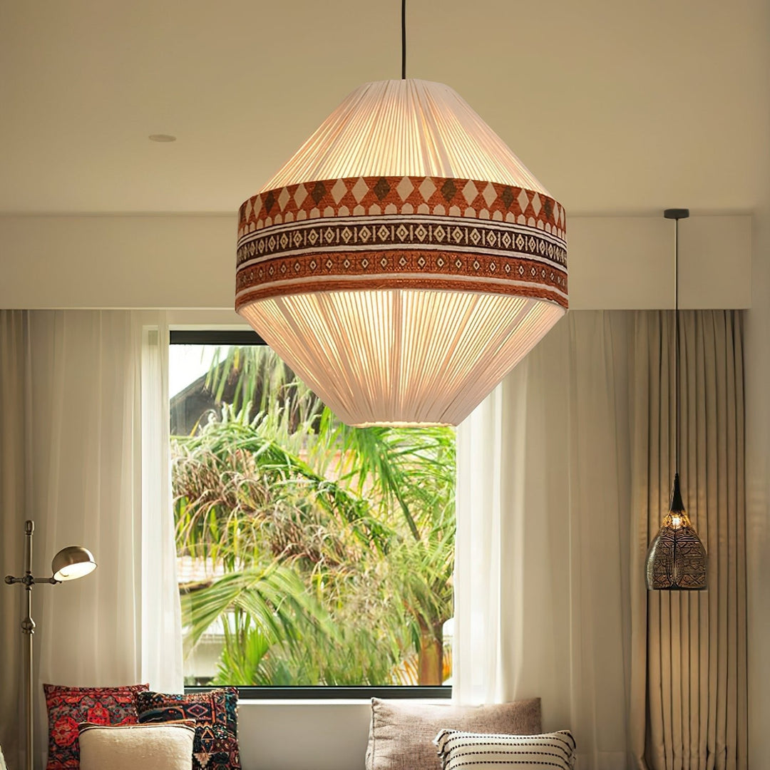 Bohemian Lampa Wisząca z Frędzlami