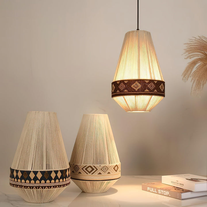 Bohemian Lampa Wisząca z Frędzlami