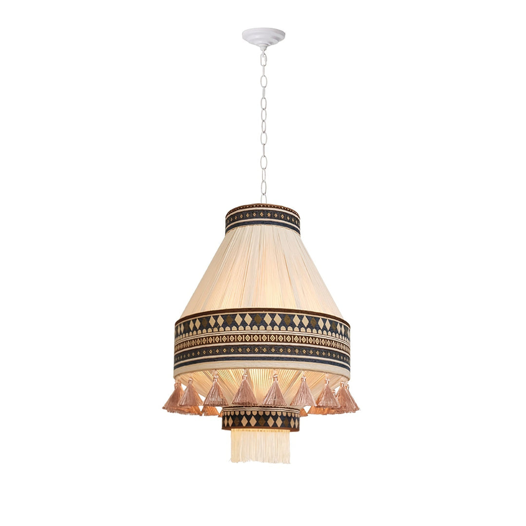 Bohemian Lampa Wisząca z Frędzlami