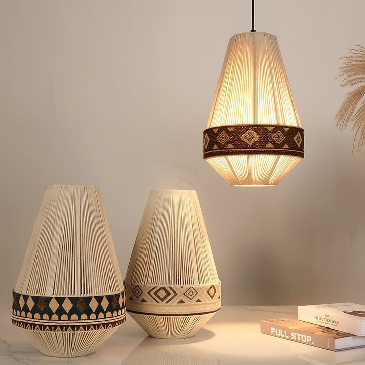 Bohemian Lampa Wisząca z Frędzlami