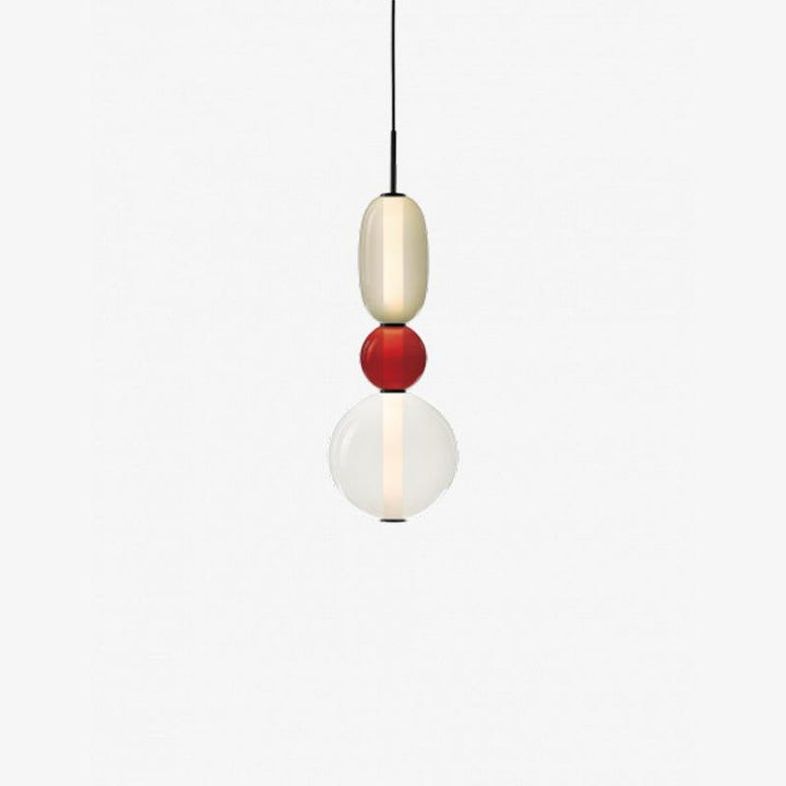 Gekonfijte glazen hanglamp