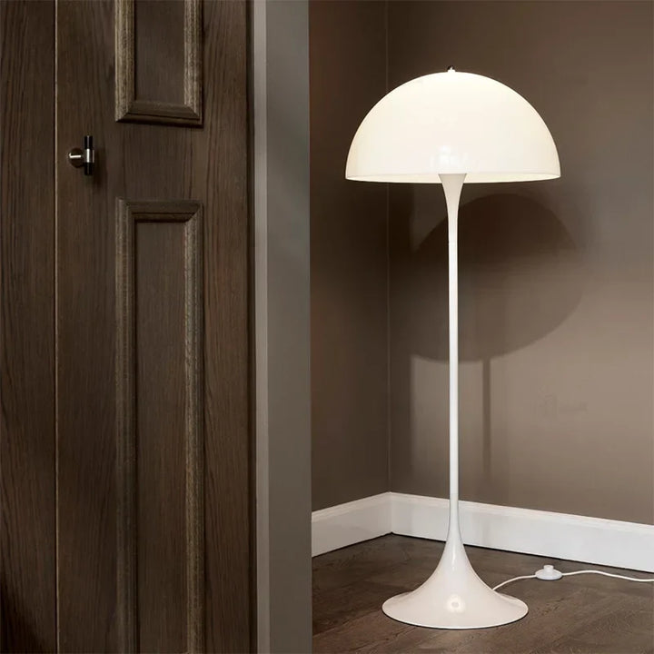 Skandynawska duńska designowa lampa podłogowa LED w kształcie grzyba