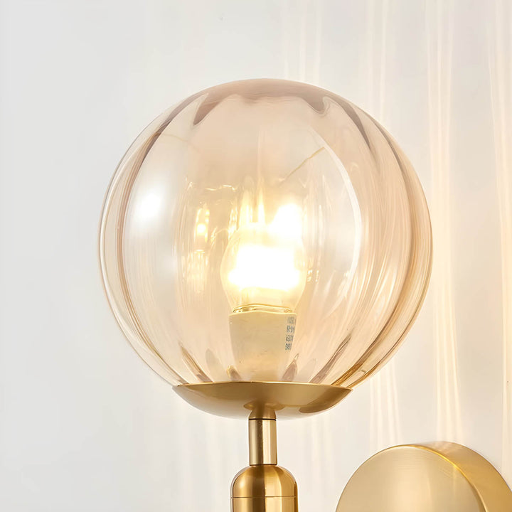 Lampa ścienna Clair z przetworzonego szkła