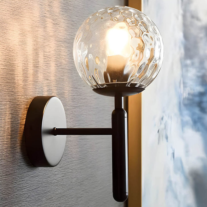 Lampa ścienna Clair z przetworzonego szkła