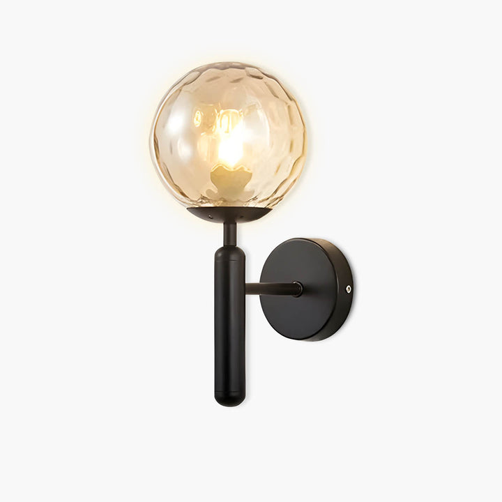 Lampa ścienna Clair z przetworzonego szkła
