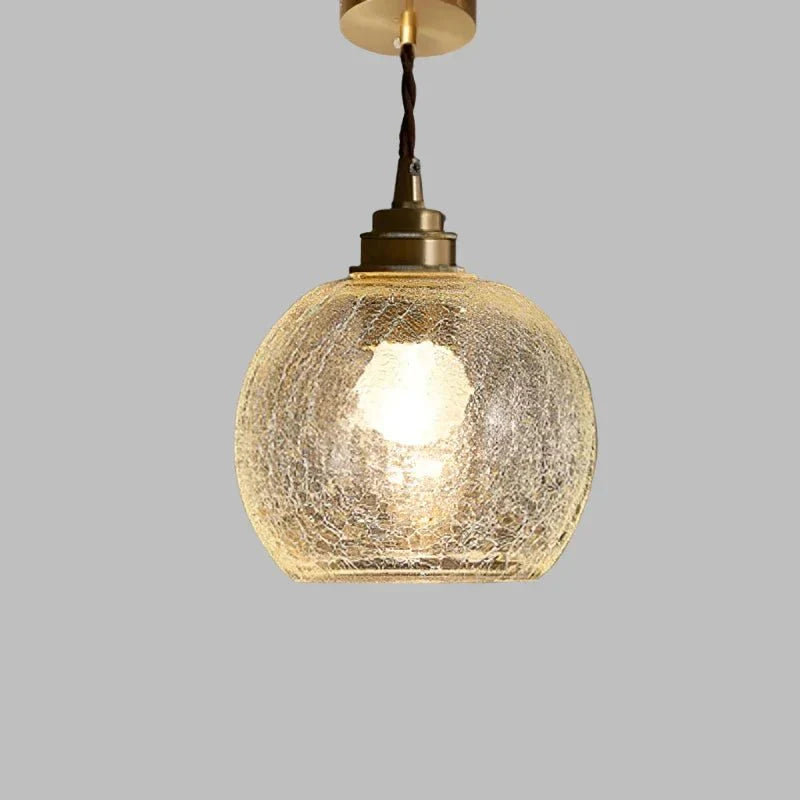 Kryształowa szklana lampa wisząca