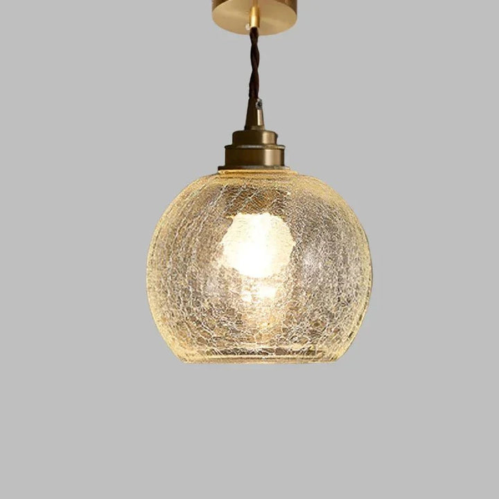 Kryształowa szklana lampa wisząca