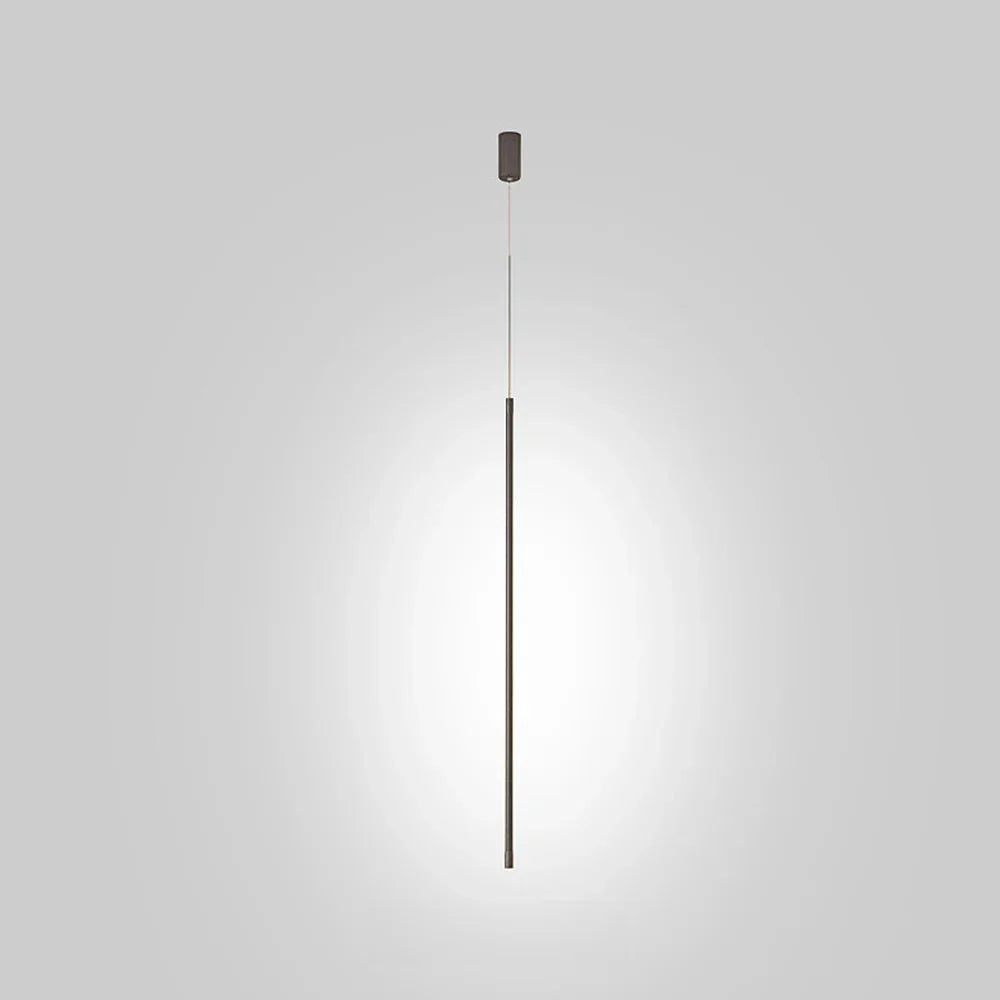 Minimalistyczna długa lampa wisząca LED z aluminium