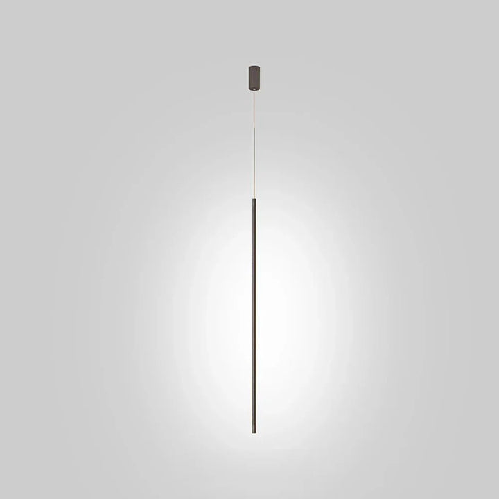 Minimalistyczna długa lampa wisząca LED z aluminium