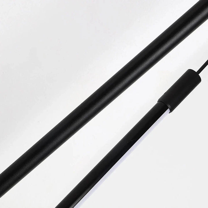 Minimalistyczna długa lampa wisząca LED z aluminium