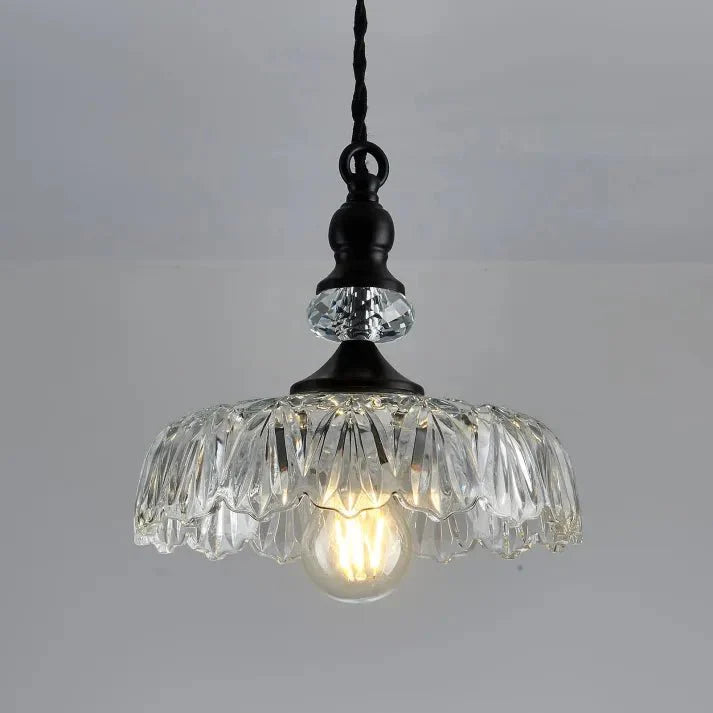 Lampa Wisząca Szklana Mini Wyspa Kuchenna w Stylu Mid Century