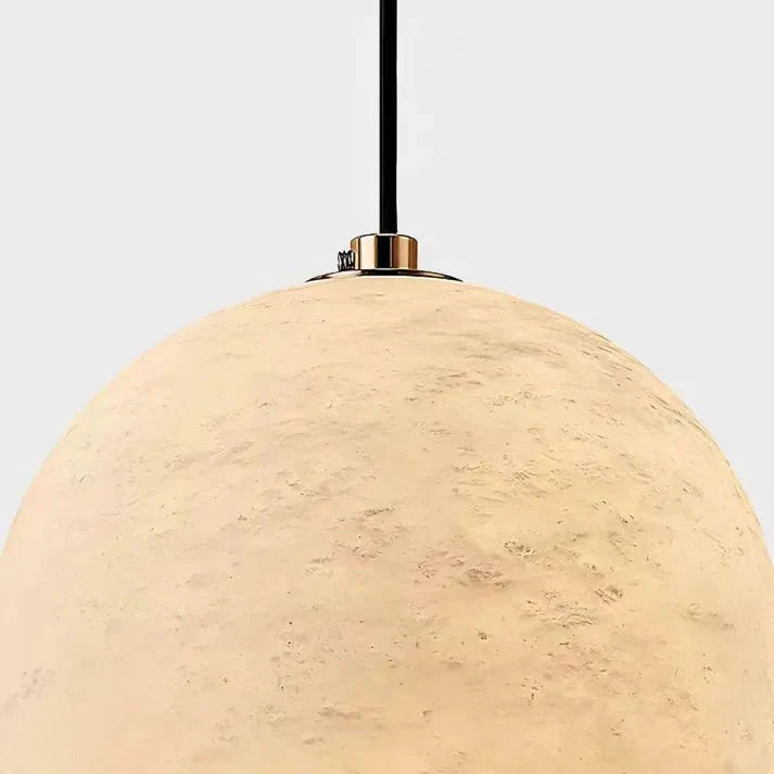 Nordycka Marmurowa Lampa Wisząca z Alabastru