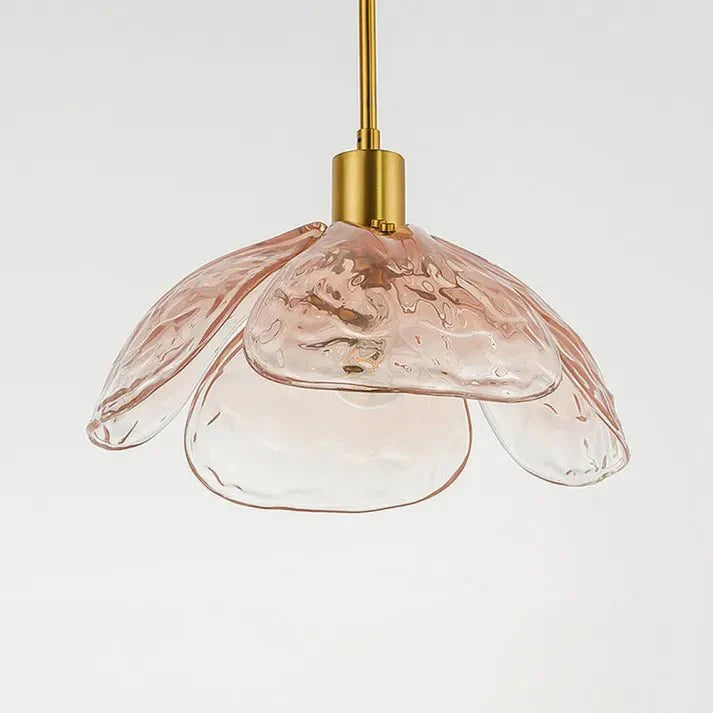 Kreatywna Lampa Wisząca w Kształcie Płatków Kwiata na Stolik Nocny