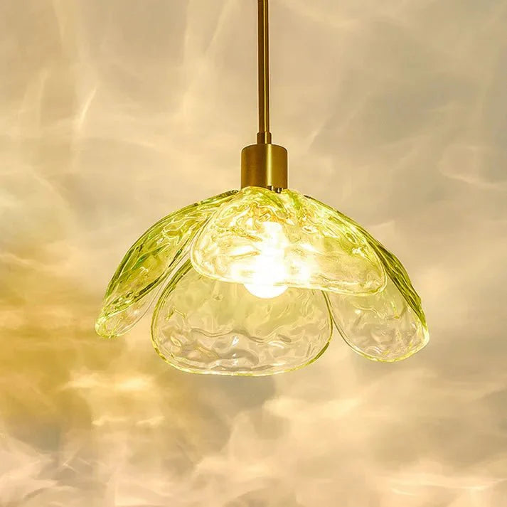 Kreatywna Lampa Wisząca w Kształcie Płatków Kwiata na Stolik Nocny