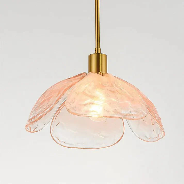 Kreatywna Lampa Wisząca w Kształcie Płatków Kwiata na Stolik Nocny
