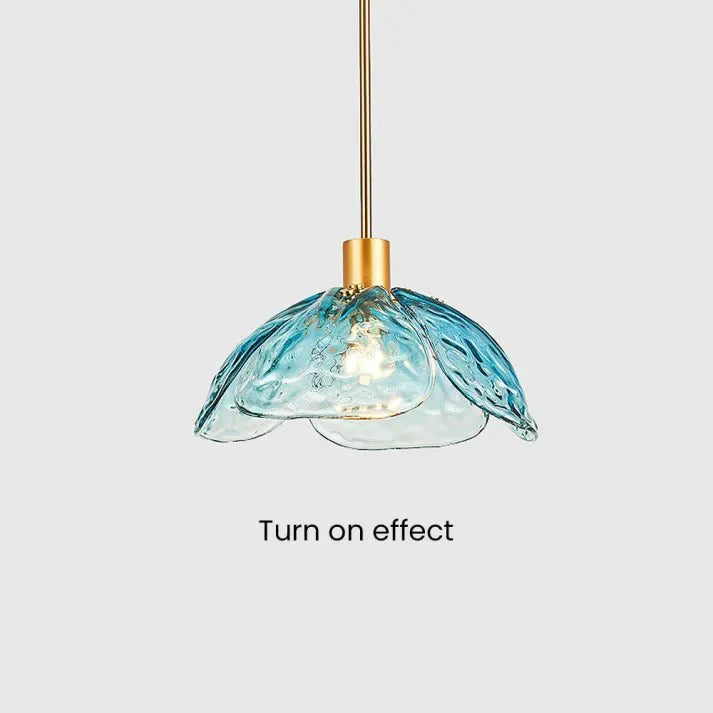 Kreatywna Lampa Wisząca w Kształcie Płatków Kwiata na Stolik Nocny
