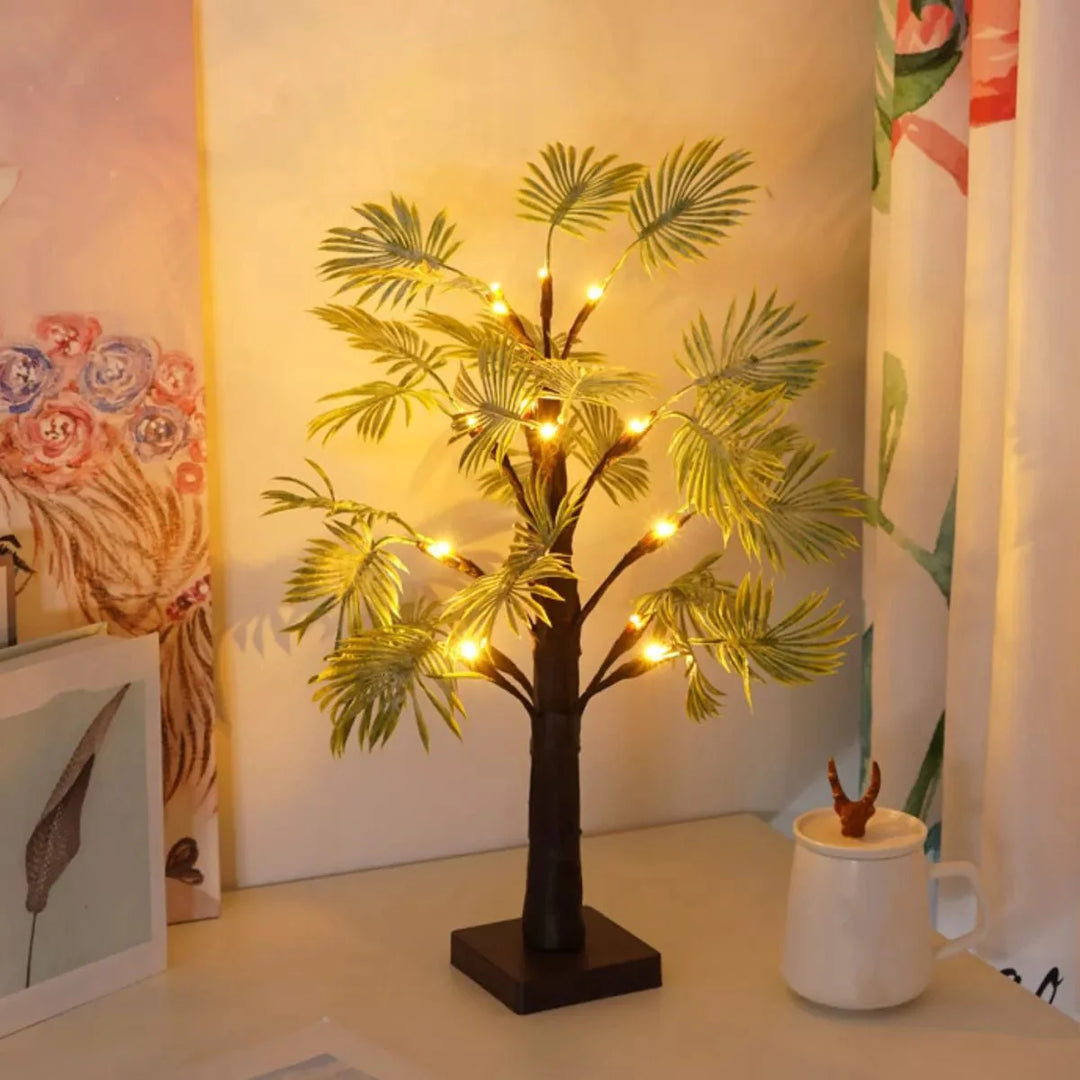 Oświetlenie LED w kształcie palm