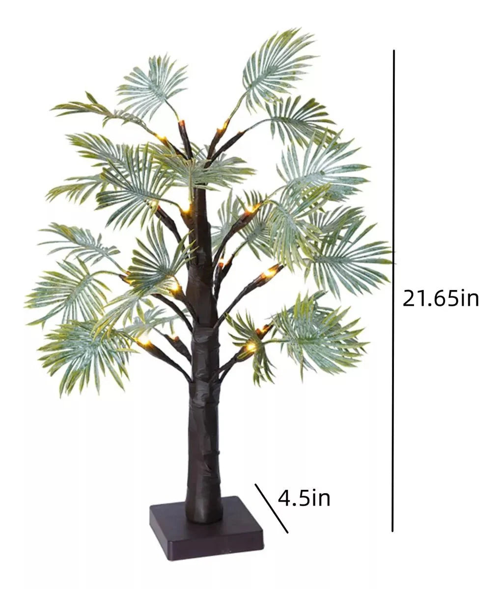 Oświetlenie LED w kształcie palm