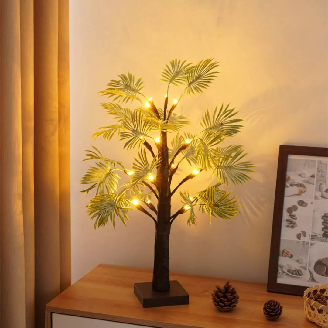 Oświetlenie LED w kształcie palm