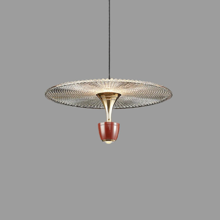 Nowoczesna Lampa Wisząca w Kształcie Dysku LED