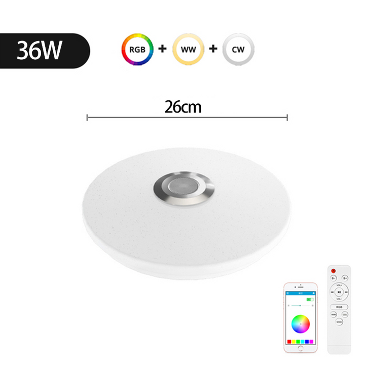 Nowoczesna inteligentna lampa sufitowa RGB