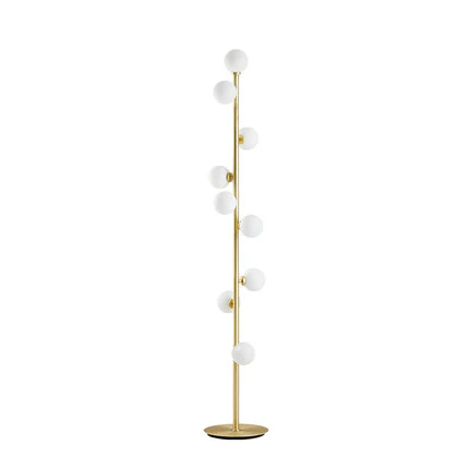 Nordycka szklana lampa podłogowa