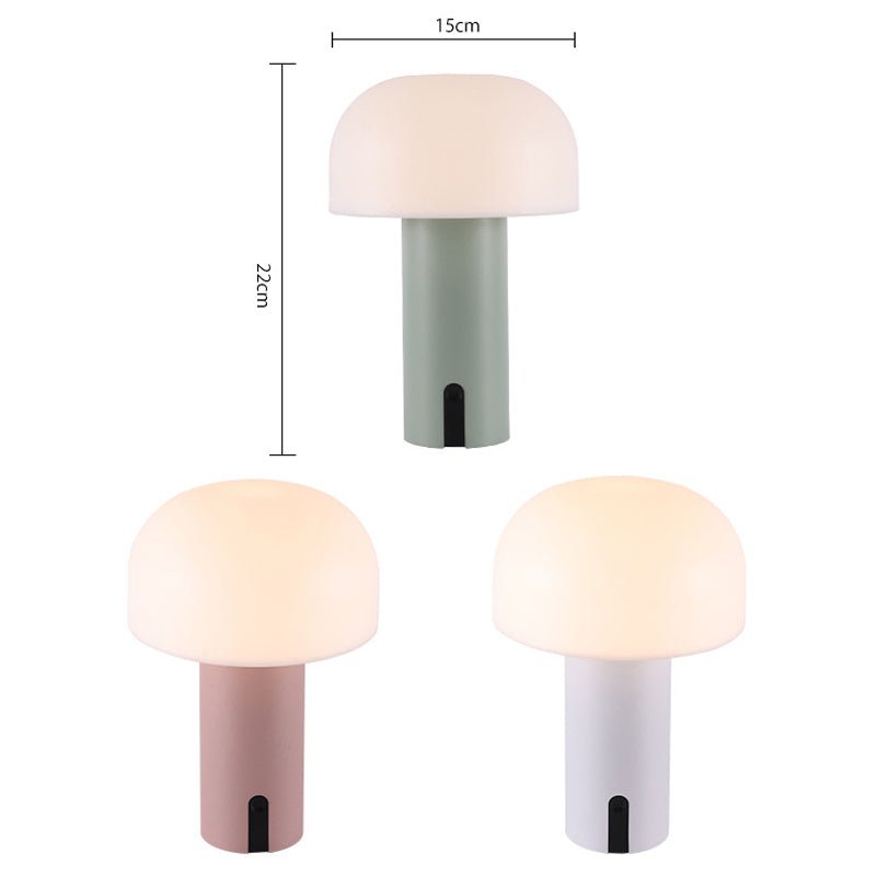 Lampa stołowa w stylu europejskim z grzybkiem