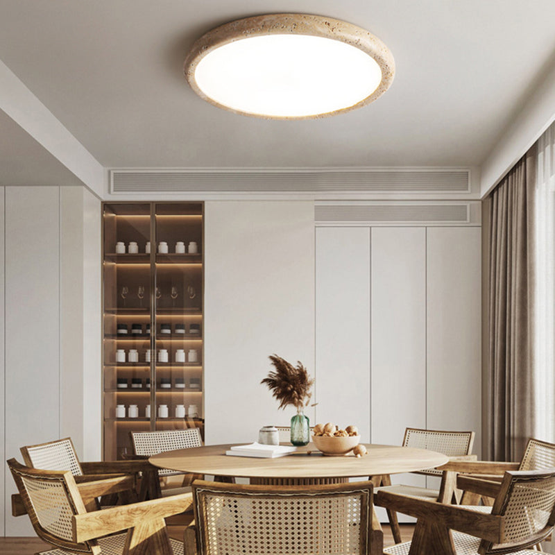 Lampa sufitowa LED z kamienia naturalnego