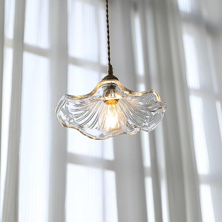 Lampa wisząca szklana Flower