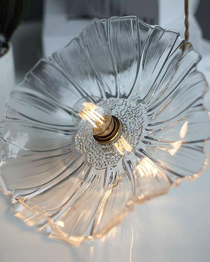 Lampa wisząca szklana Flower