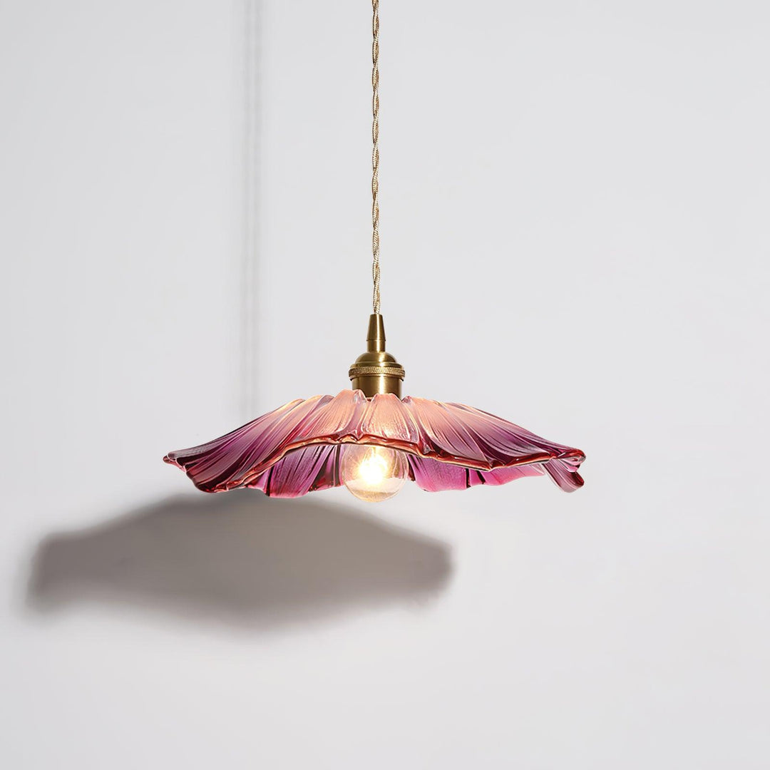 Lampa wisząca szklana Flower