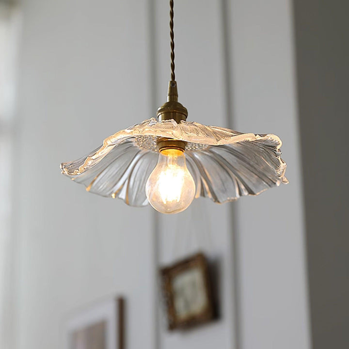 Lampa wisząca szklana Flower