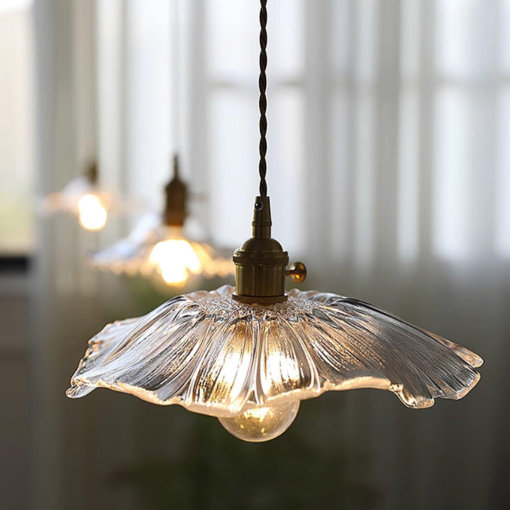 Lampa wisząca szklana Flower