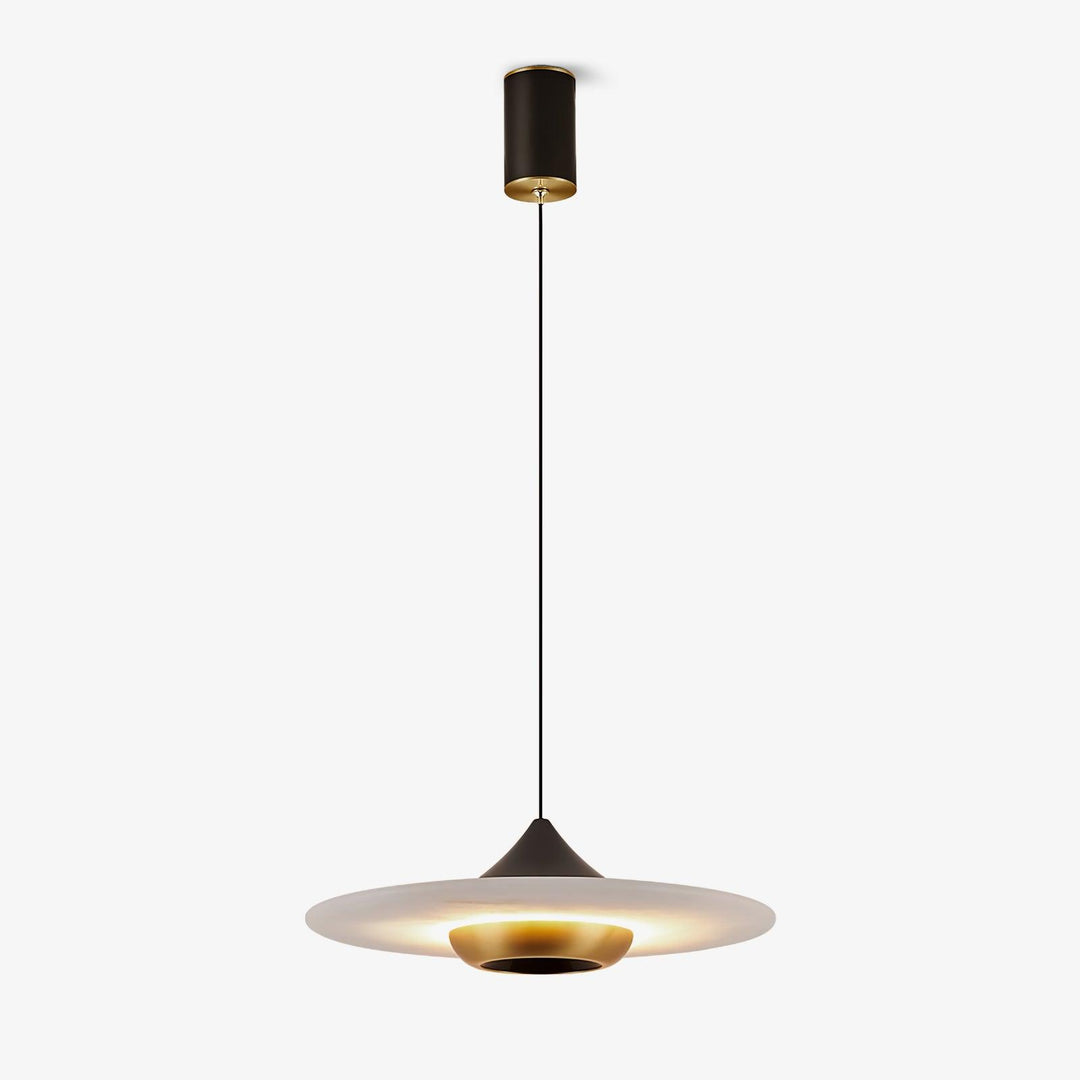 Lampa Wisząca W Kształcie Latającego Spodka z Marmuru