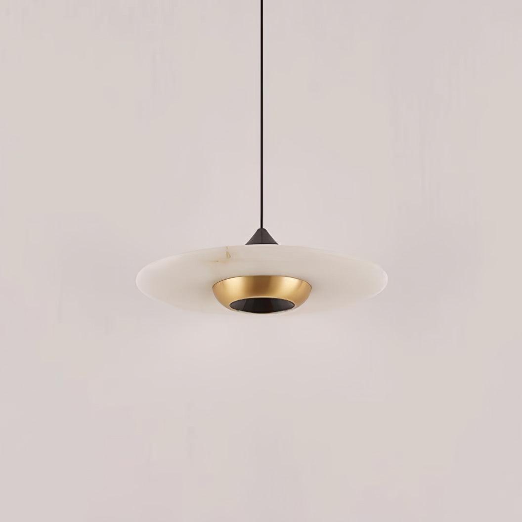 Lampa Wisząca W Kształcie Latającego Spodka z Marmuru