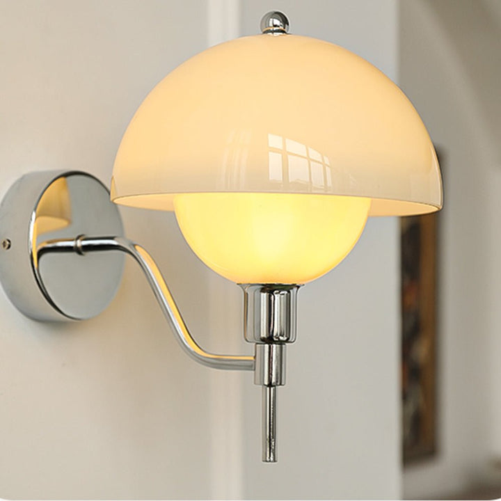 Lampa Ścienna Grzyb Kremowa