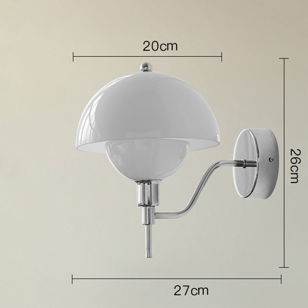 Lampa Ścienna Grzyb Kremowa